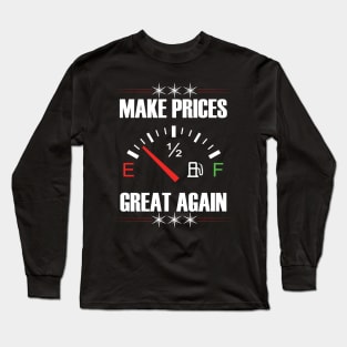 Make Gas Prices Great Again Funny Trump Supporters Vintage Long Sleeve T-Shirt